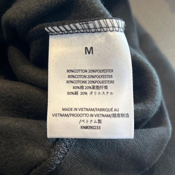 NWT Essentials Fear of God Hoodie Black on Black Logo Men’s Medium - Picture 9 of 9